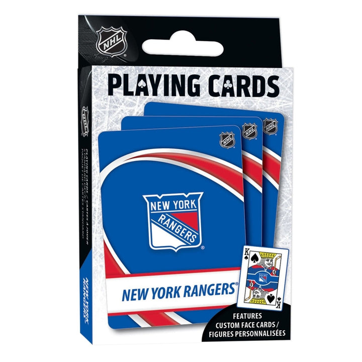 York Rangers Playing Cards 54 Card Deck Officially Licensed NHL Deck Image 1