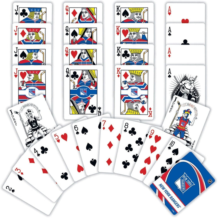 York Rangers Playing Cards 54 Card Deck Officially Licensed NHL Deck Image 2