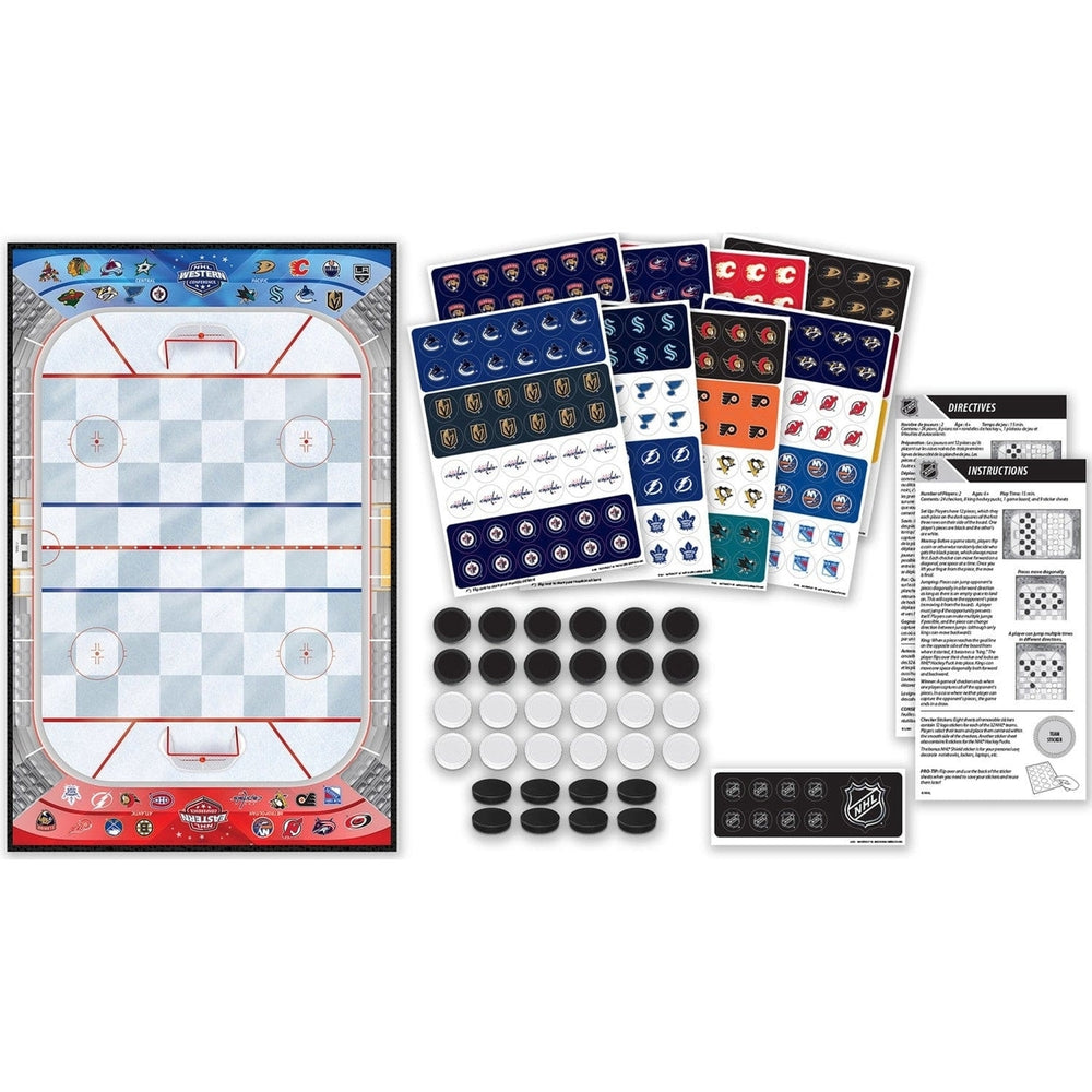 NHL - League Checkers Board Game Image 2