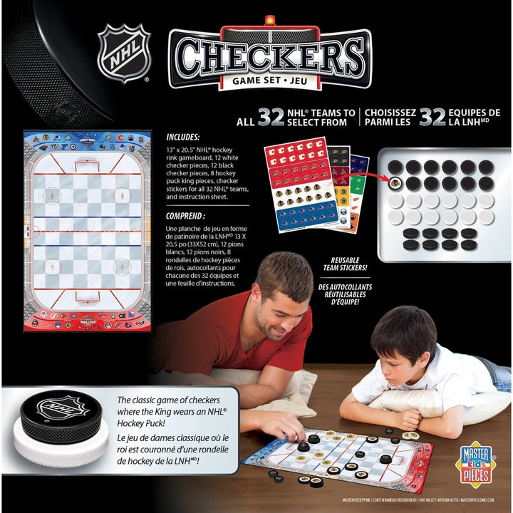 NHL - League Checkers Board Game Image 3