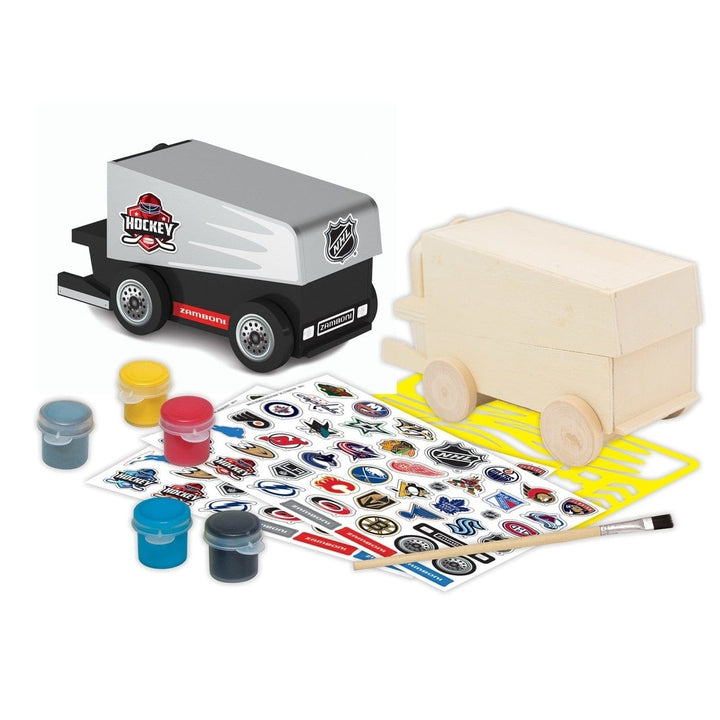 NHL - Zamboni Wood Paint Kit Image 2