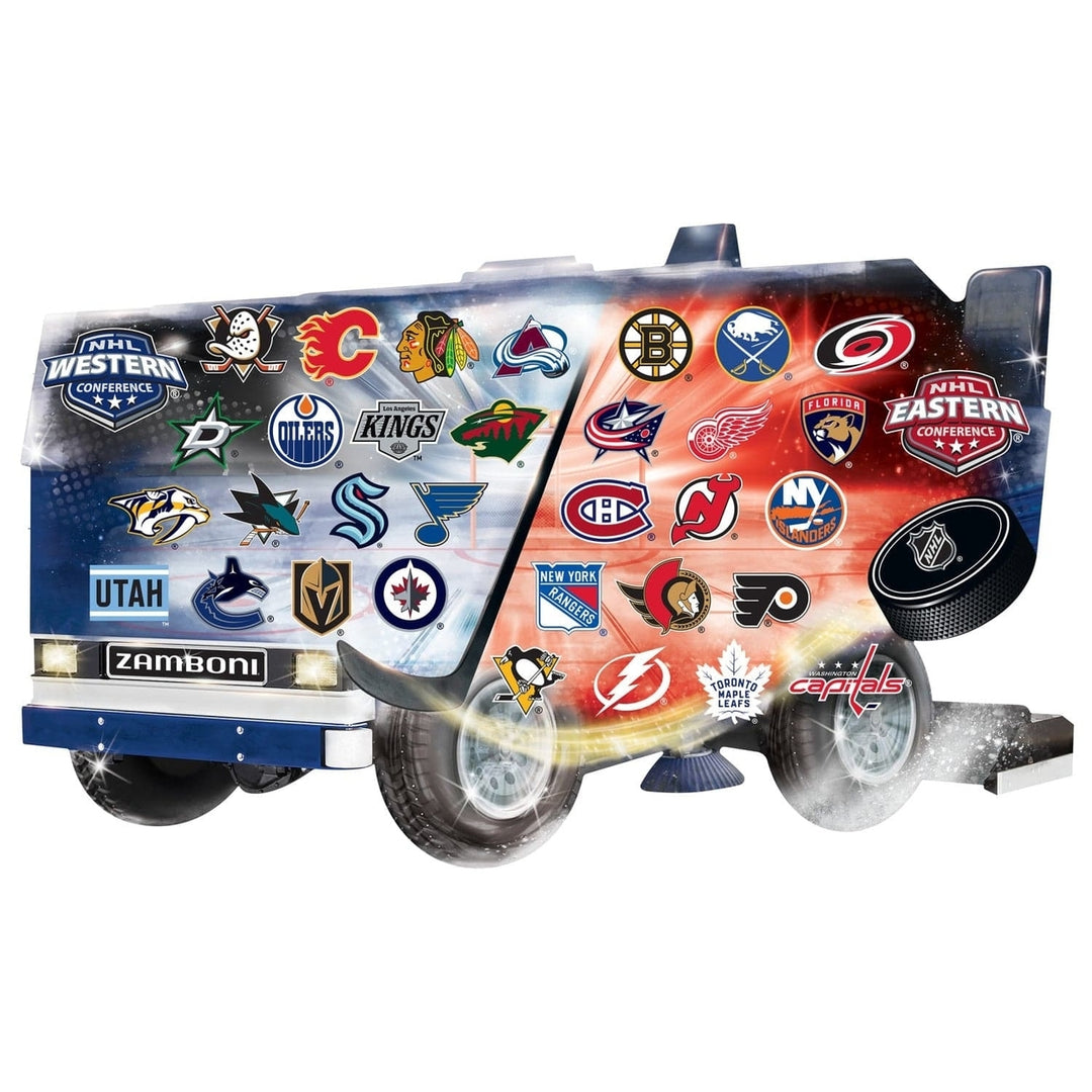 NHL - Zamboni 500 Piece Shaped Jigsaw Puzzle Image 2