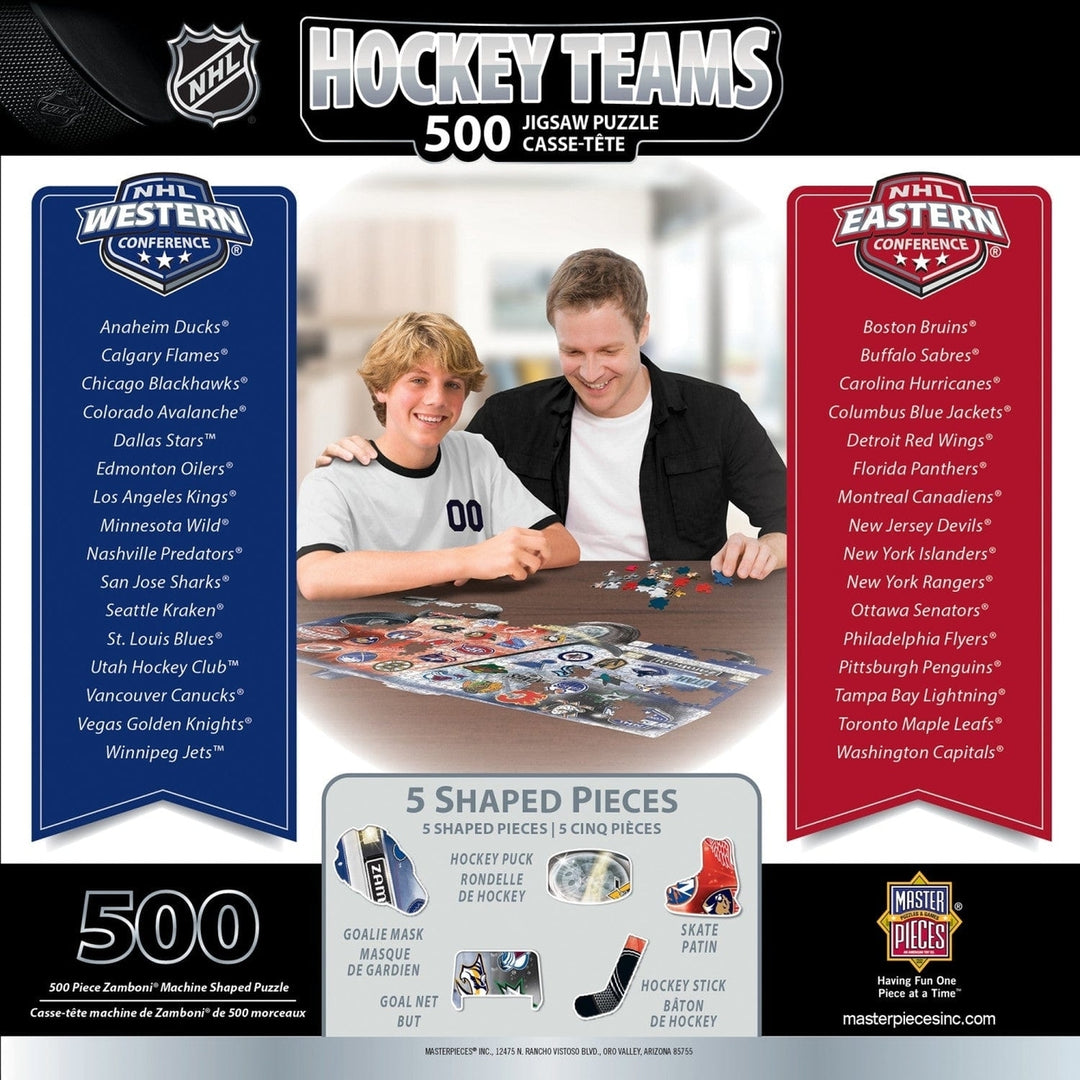 NHL - Zamboni 500 Piece Shaped Jigsaw Puzzle Image 3