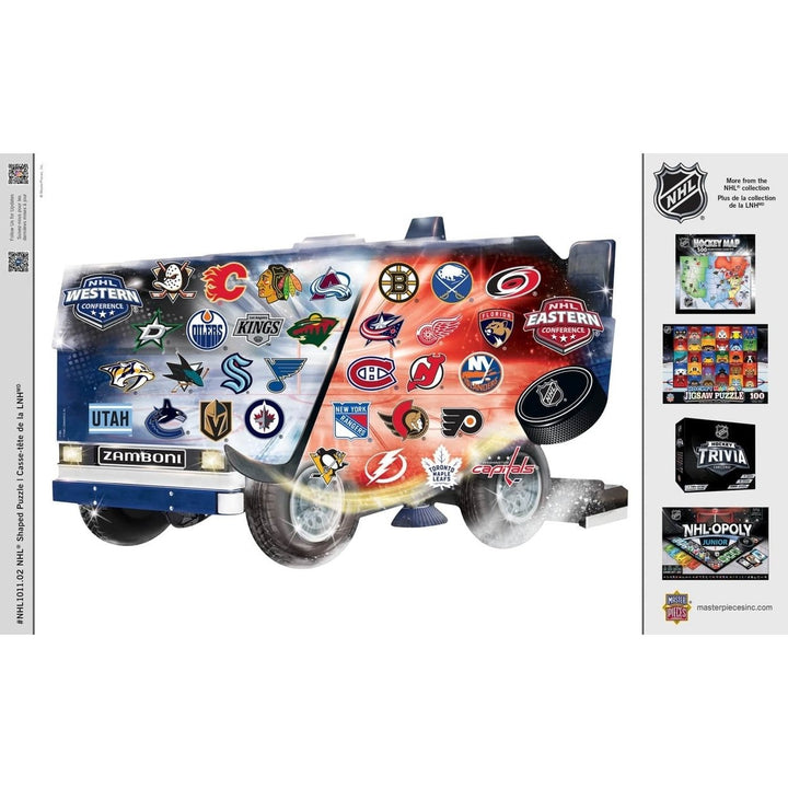 NHL - Zamboni 500 Piece Shaped Jigsaw Puzzle Image 4