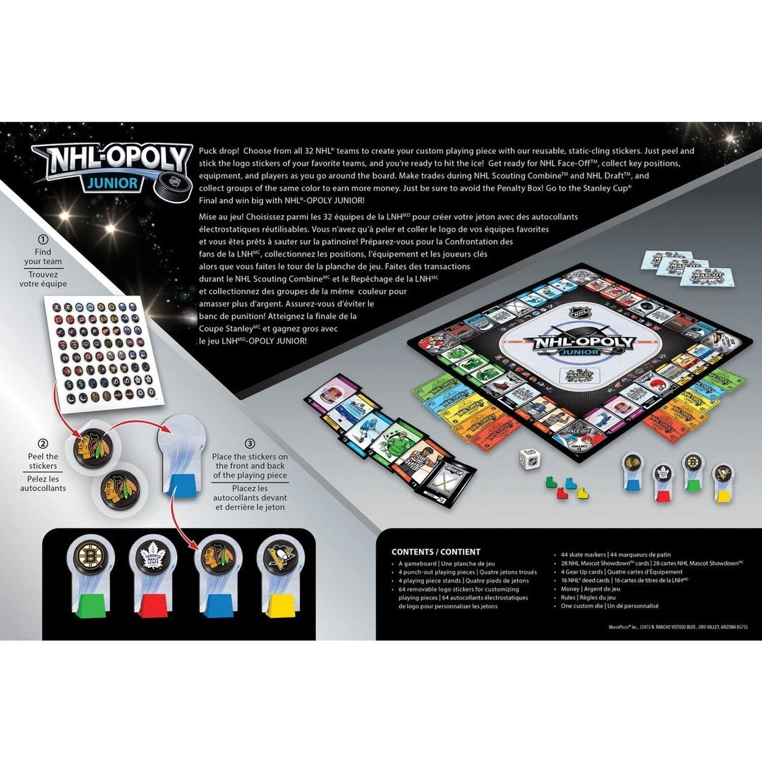 NHL Opoly Junior Image 3