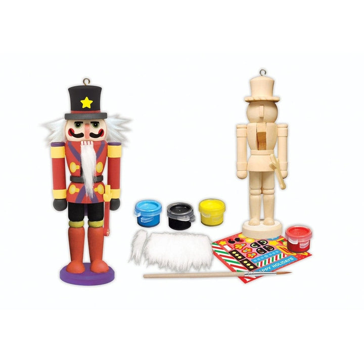 Nutcracker Soldier Ornament Wood Paint Kit Image 2