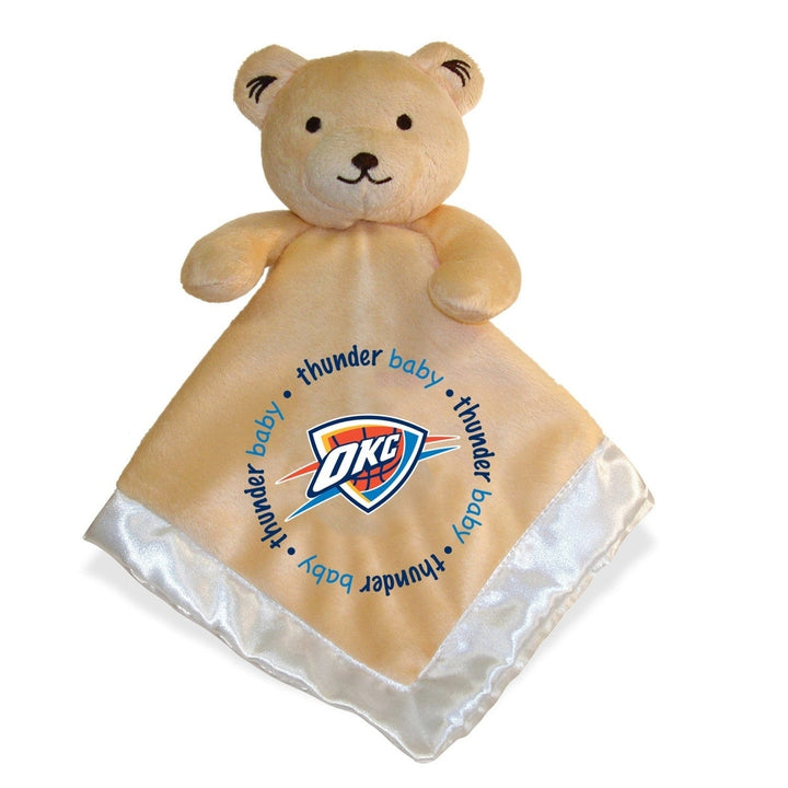 Oklahoma City Thunder Security Bear Tan Plush Toy 14in Soft Tactile Comfort Image 1