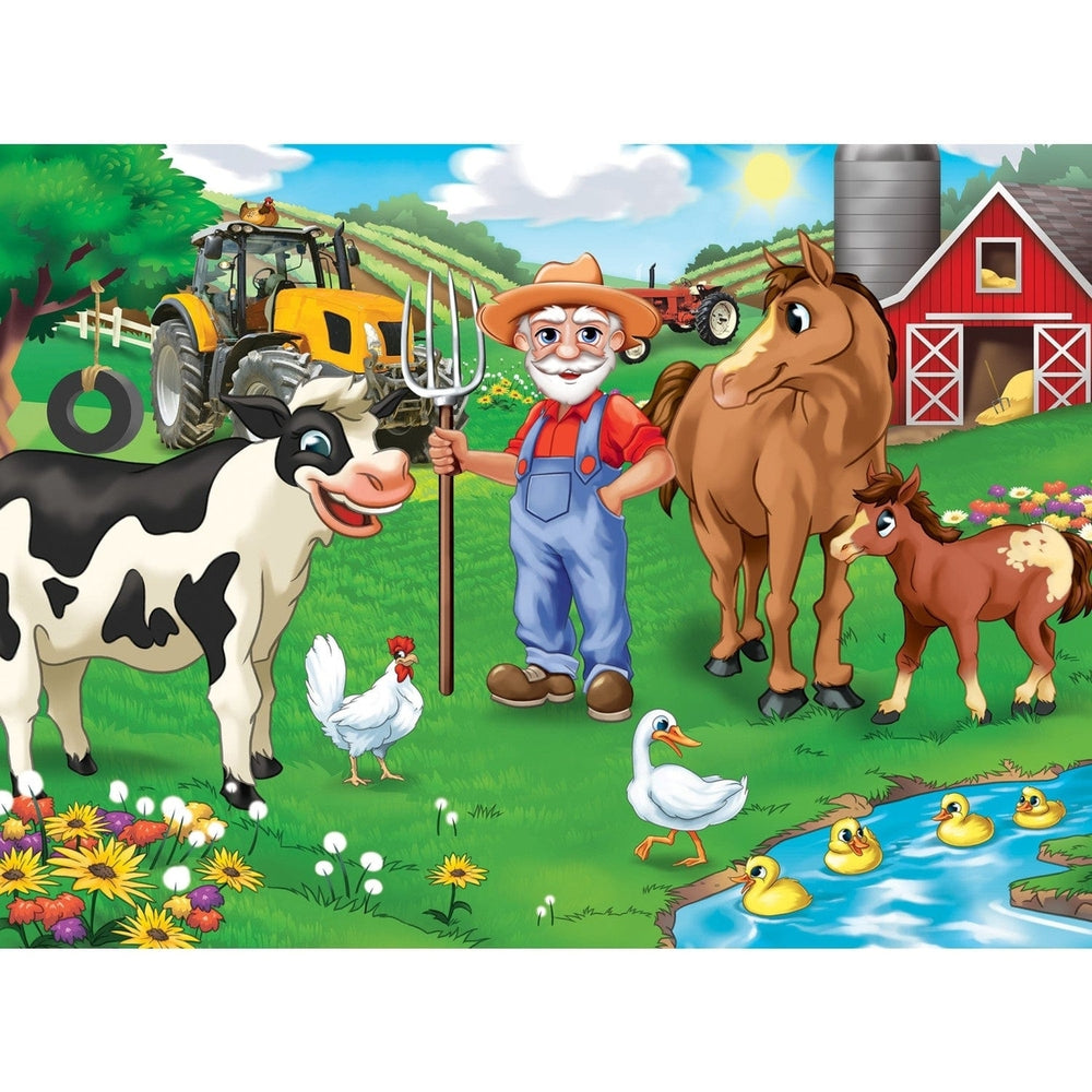 Old MacDonalds Farm Jigsaw Puzzle 60 Pieces 19x14 inches Age 5+ Millers Pond Image 2