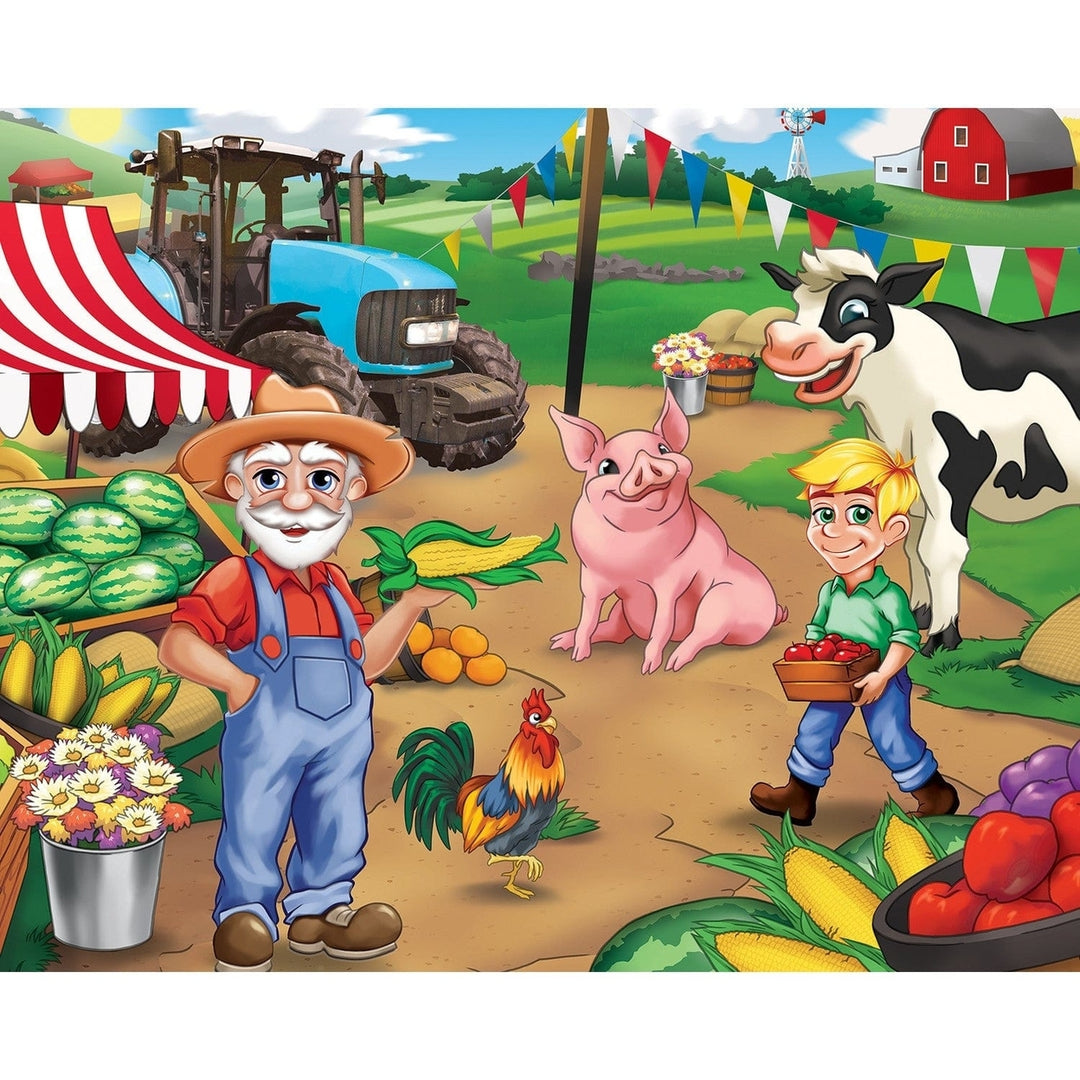 Old MacDonalds Farm 100 Piece Jigsaw Puzzles 4 Pack Eco-Friendly Fun for Kids Image 4