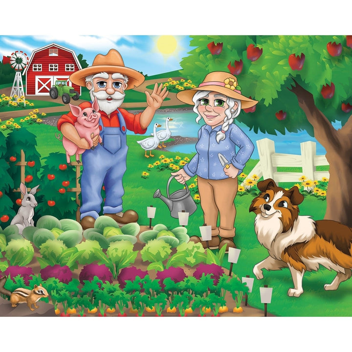 Old MacDonalds Farm 100 Piece Jigsaw Puzzles 4 Pack Eco-Friendly Fun for Kids Image 4