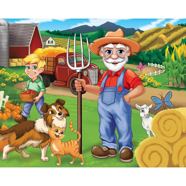 Old MacDonalds Farm 100 Piece Jigsaw Puzzles 4 Pack Eco-Friendly Fun for Kids Image 6