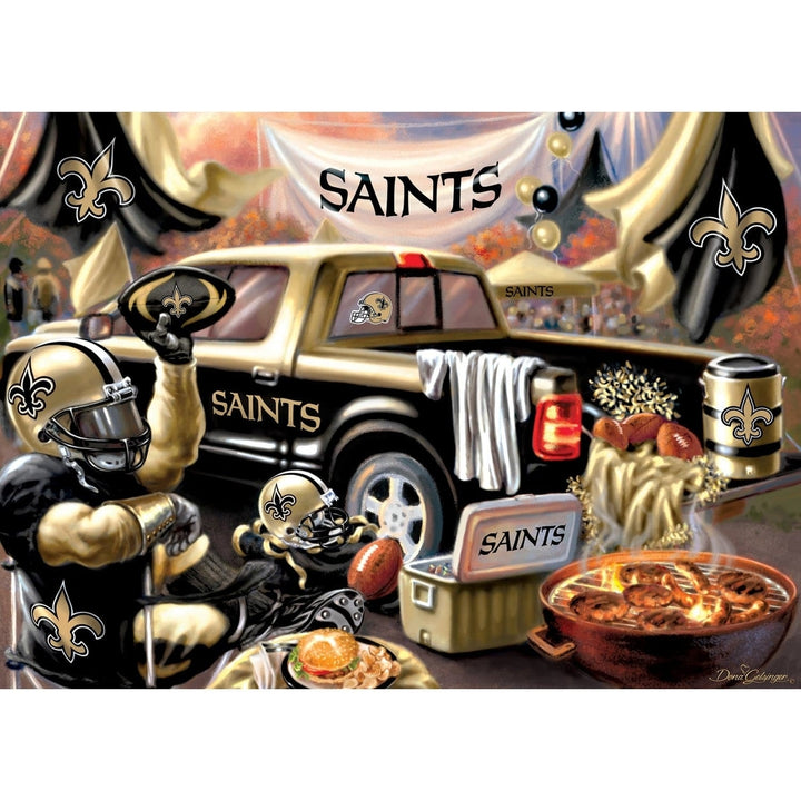 Orleans Saints - Gameday 1000 Piece Jigsaw Puzzle Image 2