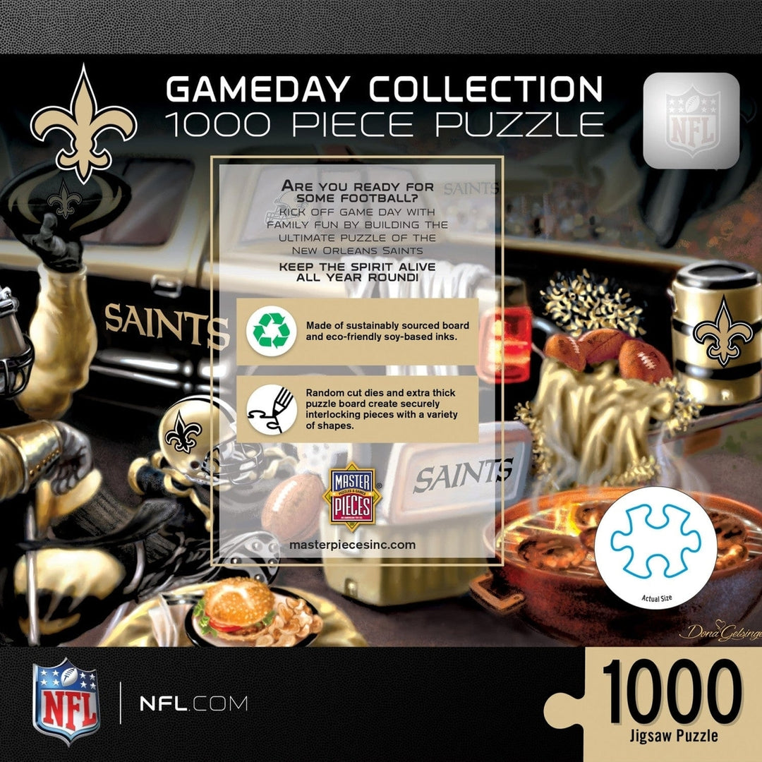 Orleans Saints - Gameday 1000 Piece Jigsaw Puzzle Image 3