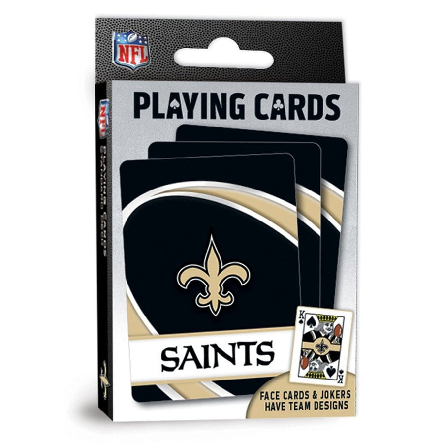 Orleans Saints Playing Cards 54 Card Deck Officially Licensed NFL Deck Image 1