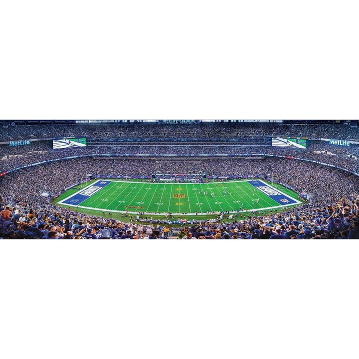 York Giants 1000 Piece Panoramic Jigsaw Puzzle 13x39 Eco-Friendly Image 2