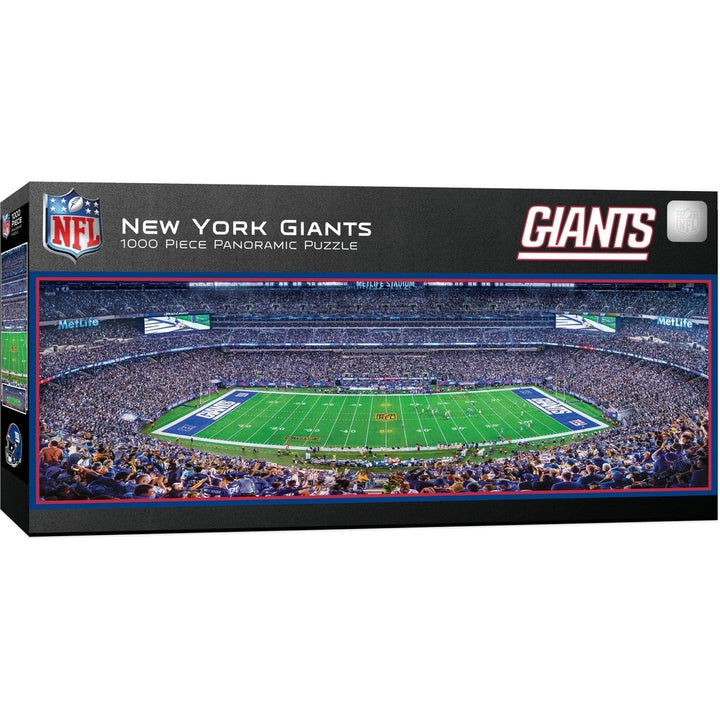 York Giants 1000 Piece Panoramic Jigsaw Puzzle 13x39 Eco-Friendly Image 4