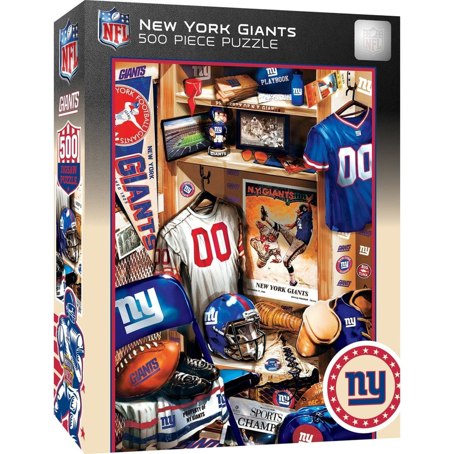 York Giants 500 Piece Jigsaw Puzzle 100% Recycled Material Sports Memorabilia Image 1