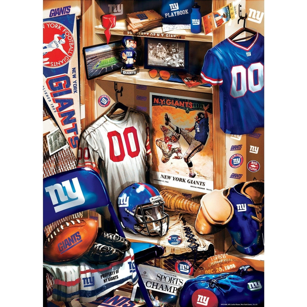 York Giants 500 Piece Jigsaw Puzzle 100% Recycled Material Sports Memorabilia Image 2