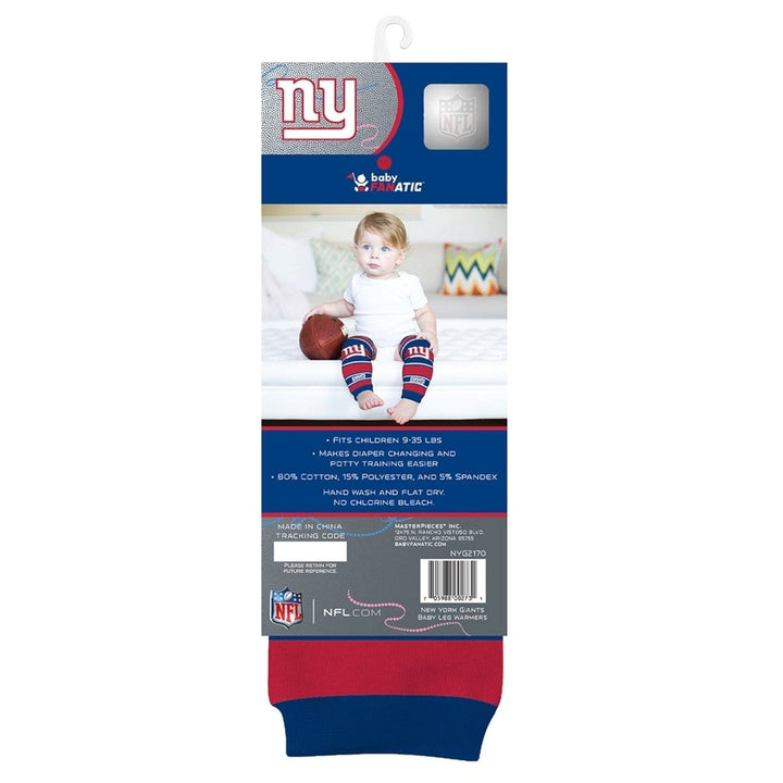 York Giants Baby Leg Warmers Cotton Blend Unisex Infant Toddler 9-35 lbs Image 3