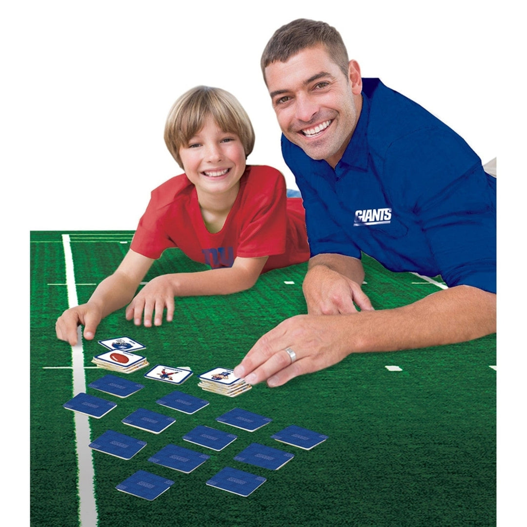 NFL York Giants Matching Game Family Fun 18 Unique Pairs Durable Cards Image 4