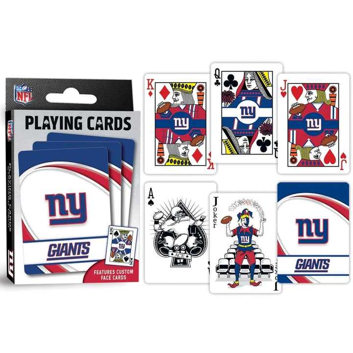 York Giants Playing Cards 54 Card Deck Official NFL Team Deck Image 3