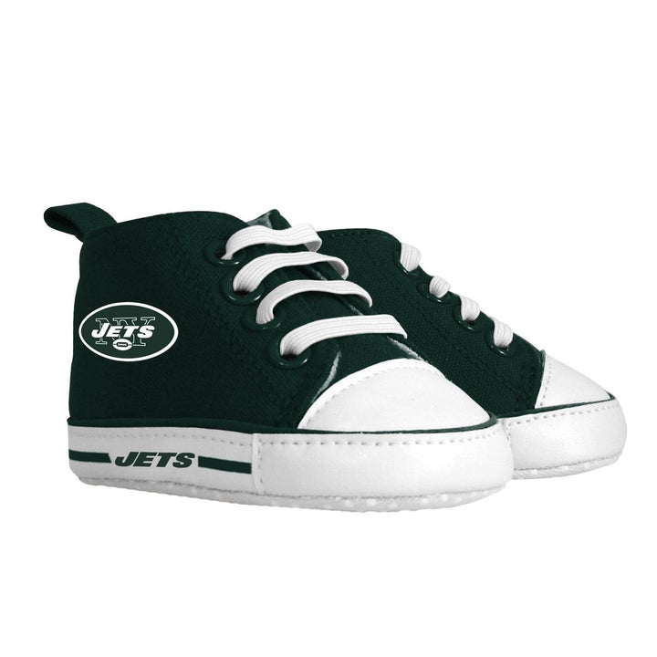 York Jets Baby Gift Set Bib Pre-Walkers 2 Piece Slip-On Shoes Cotton Image 2