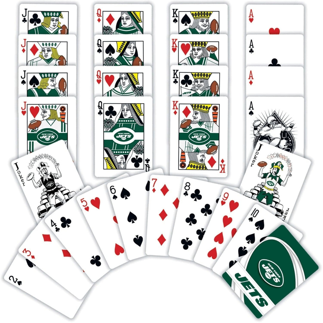 York Jets Playing Cards Deck 54 Cards Officially Licensed NFL Team Cards Image 2