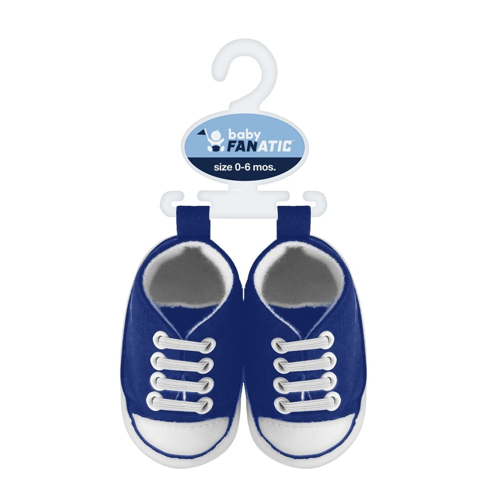 York Mets Baby Shoes High Top Pre-Walkers Soft Fabric Unisex Infant Footwear Image 2