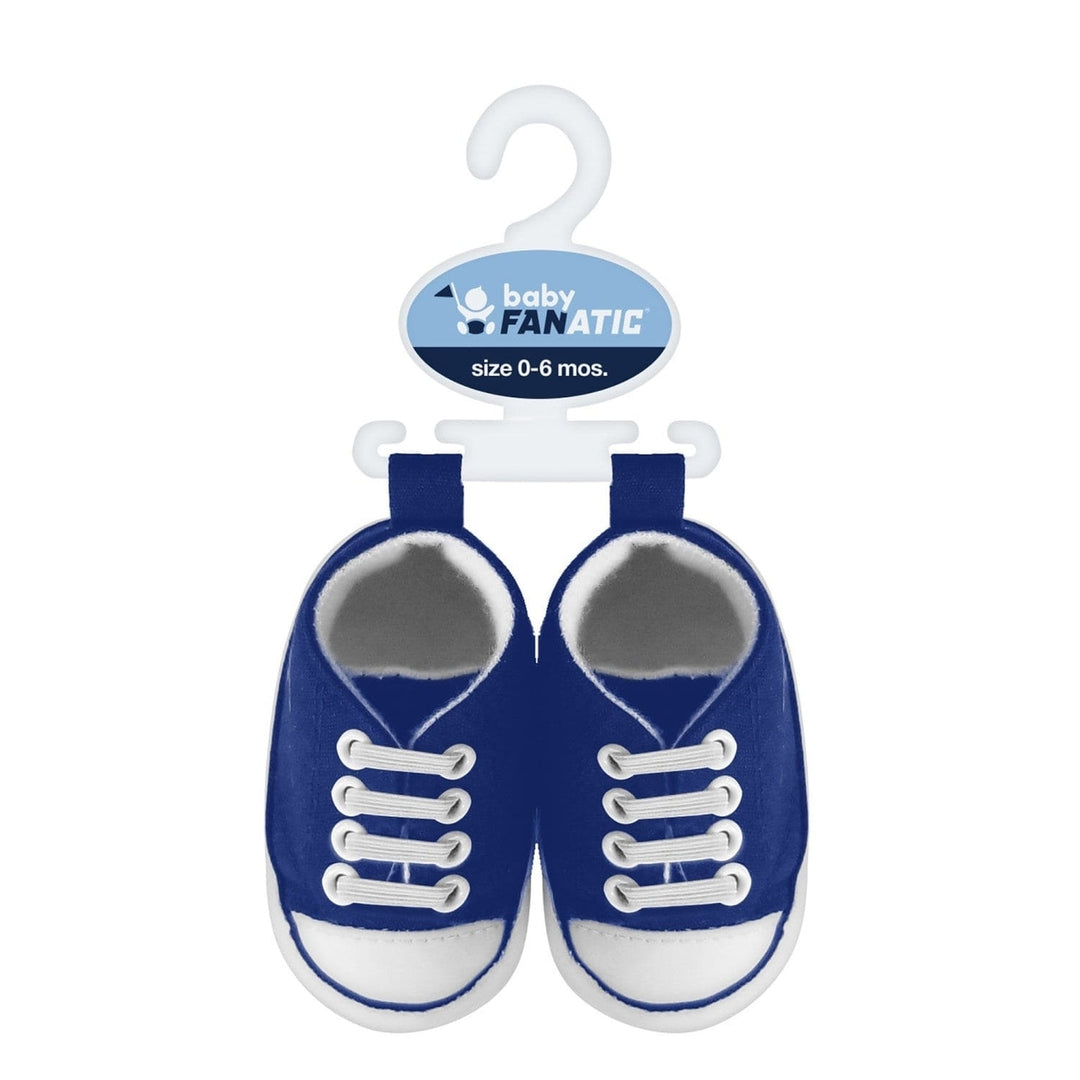 York Mets Baby Shoes High Top Pre-Walkers Soft Fabric Unisex Infant Footwear Image 2