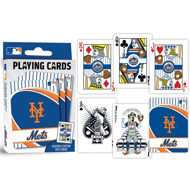 York Mets Playing Cards Official MLB 54 Card Deck Team Logo Design Image 3