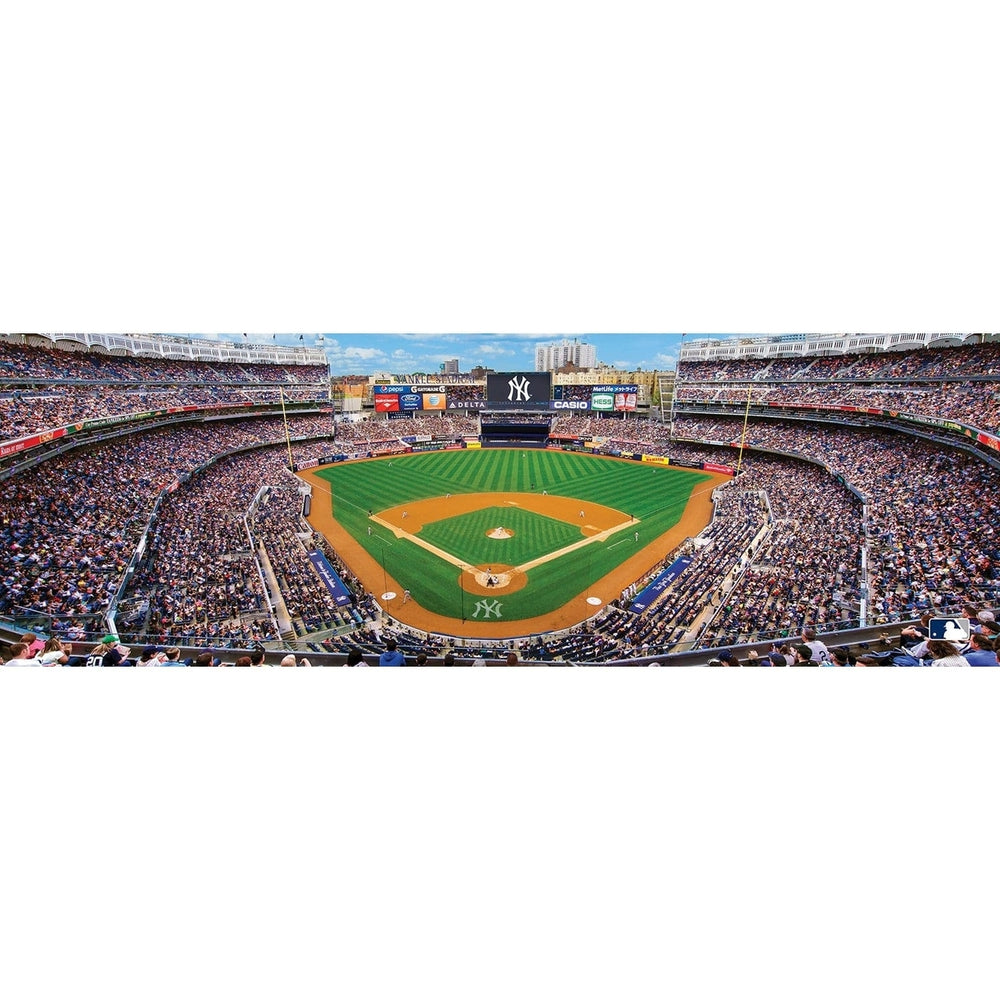 York Yankees 1000 Piece Jigsaw Puzzle Panoramic View Yankee Stadium Recycled Image 2