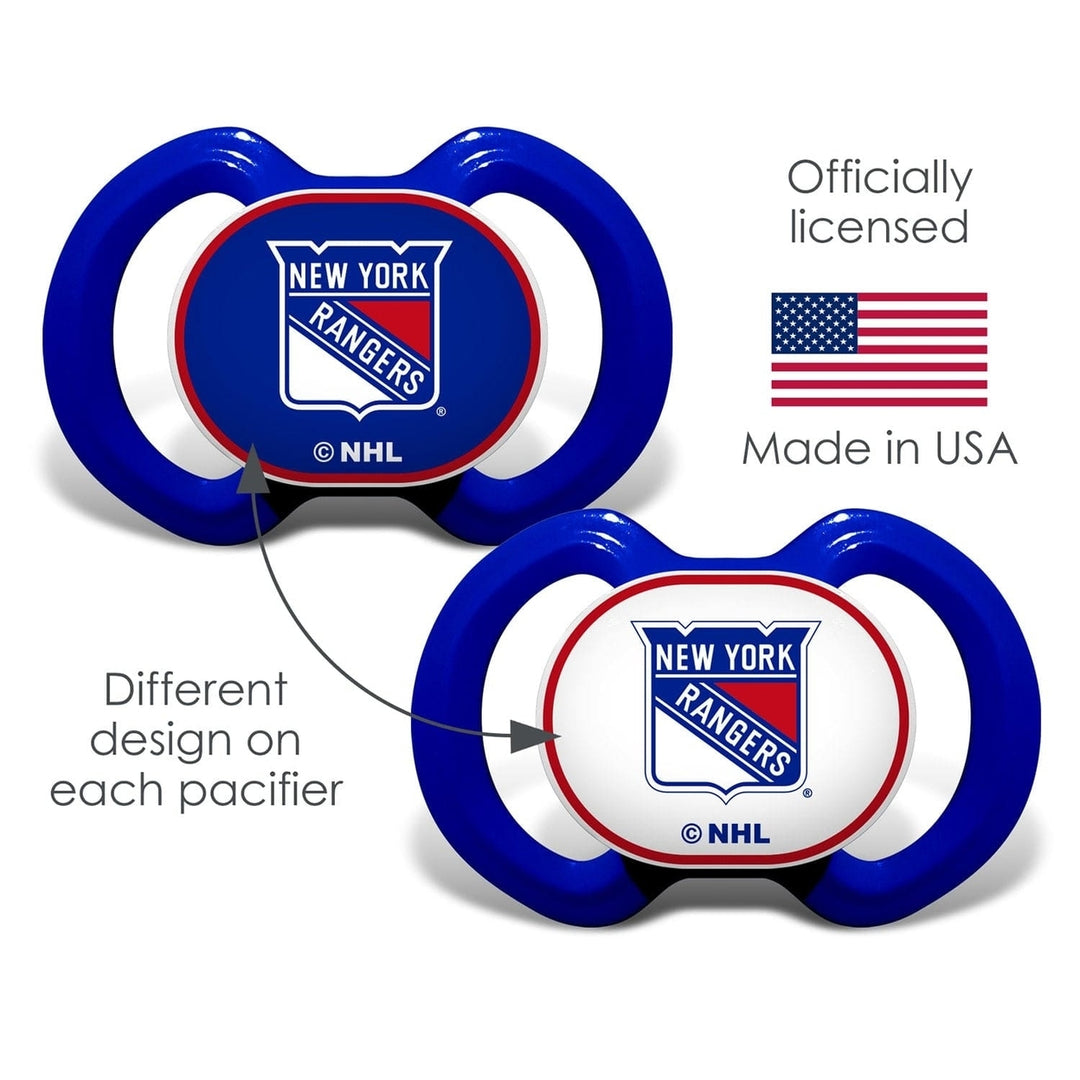 York Rangers - Pacifier 2-Pack Image 4