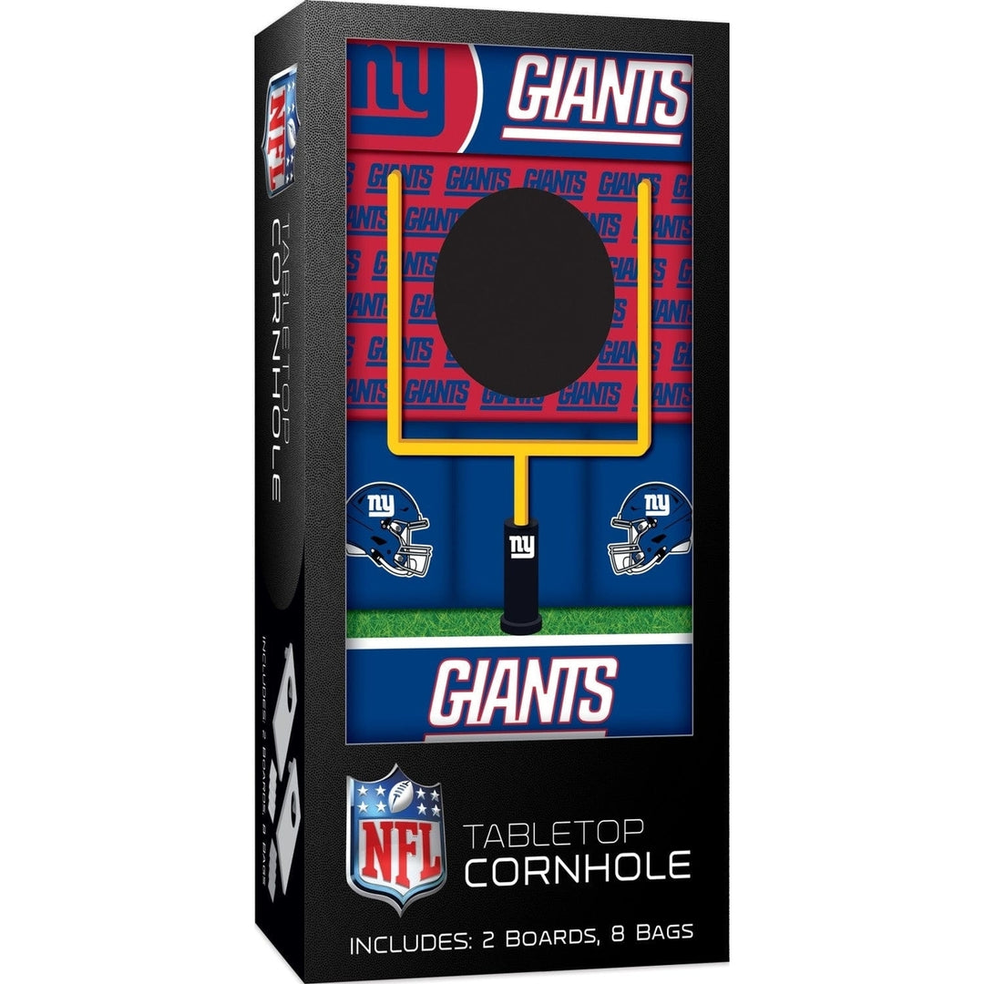 York Giants - NFL Tabletop Cornhole Image 1