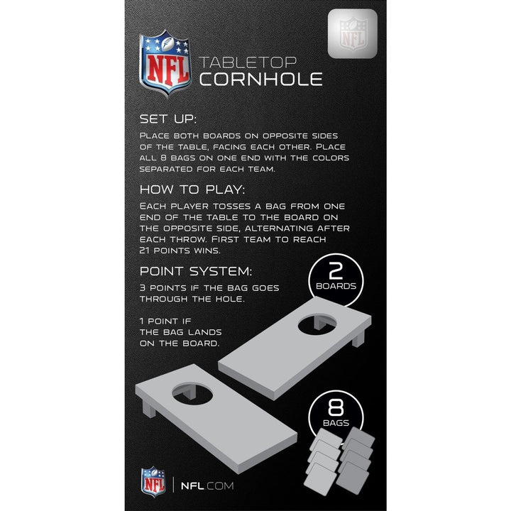 York Giants - NFL Tabletop Cornhole Image 3