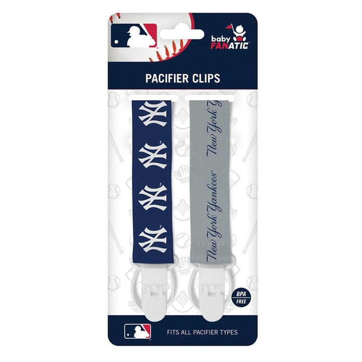 York Yankees - Pacifier Clip 2-Pack Image 2