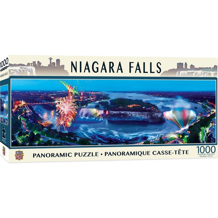 Niagra Falls 1000 Piece Panoramic Jigsaw Puzzle American Vista Quality Finish Image 1