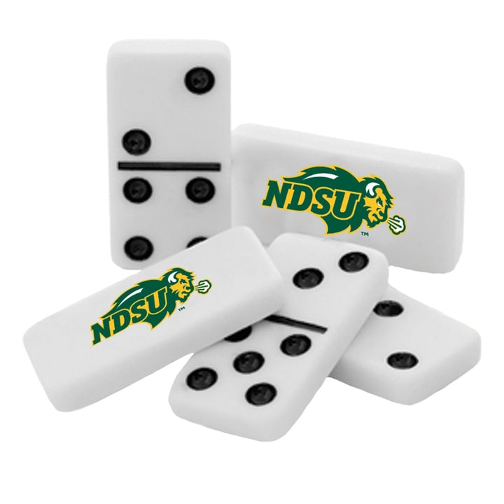 North Dakota State Bison Dominoes Set Officially Licensed Collectible Tin Box Image 2