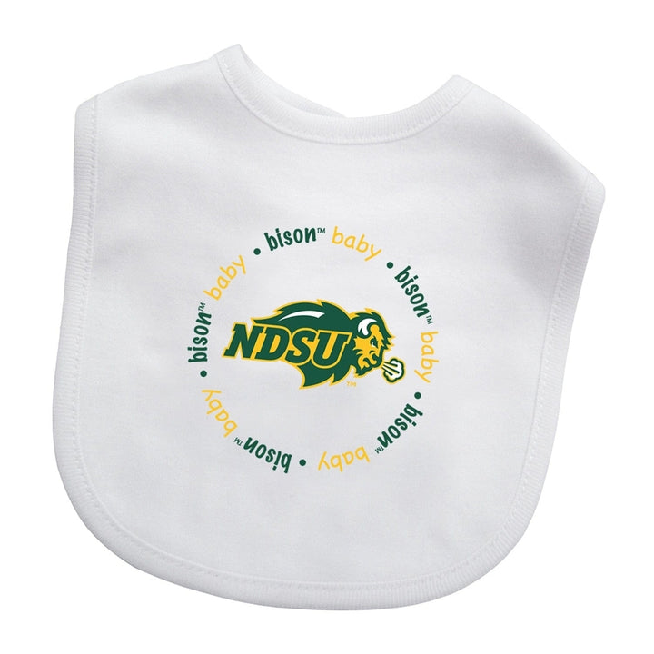 North Dakota State Bison Baby Gift Set Team Bib Pre-Walkers Unisex 2 Piece Image 2