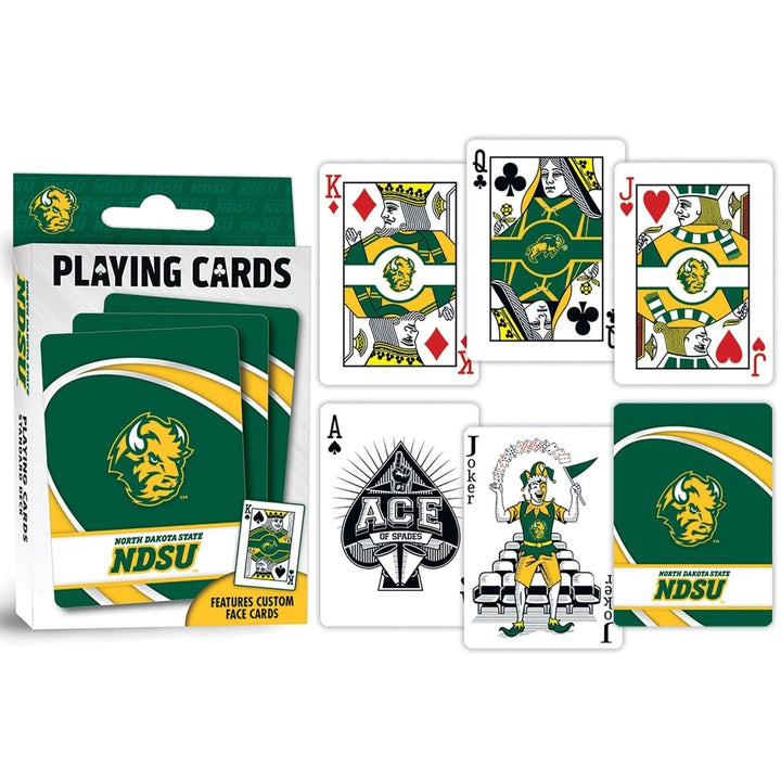 North Dakota State Bison Playing Cards 54 Card Deck NCAA Team Poker Set Image 3