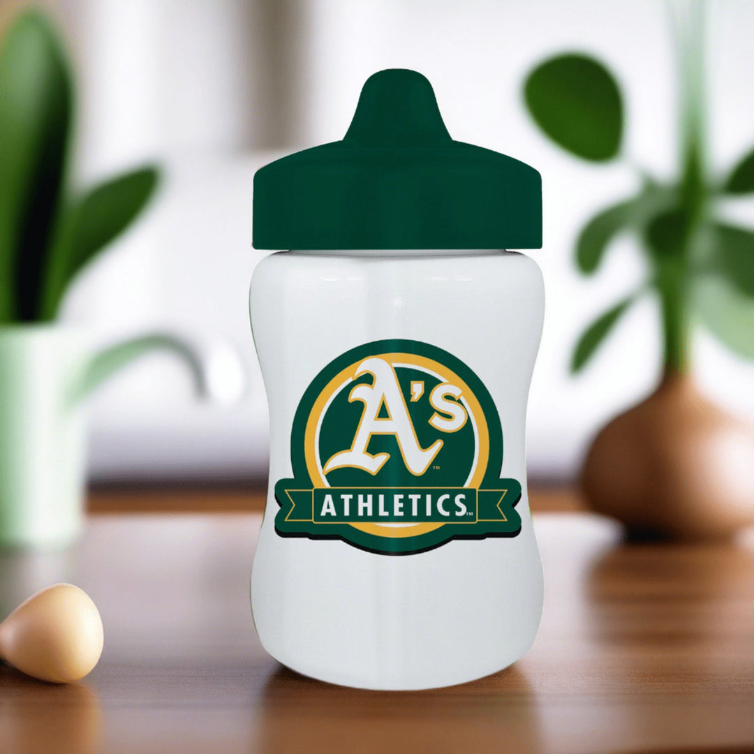 Oakland Athletics Sippy Cup BPA Free 9oz Dishwasher Safe Officially Licensed MLB Image 3