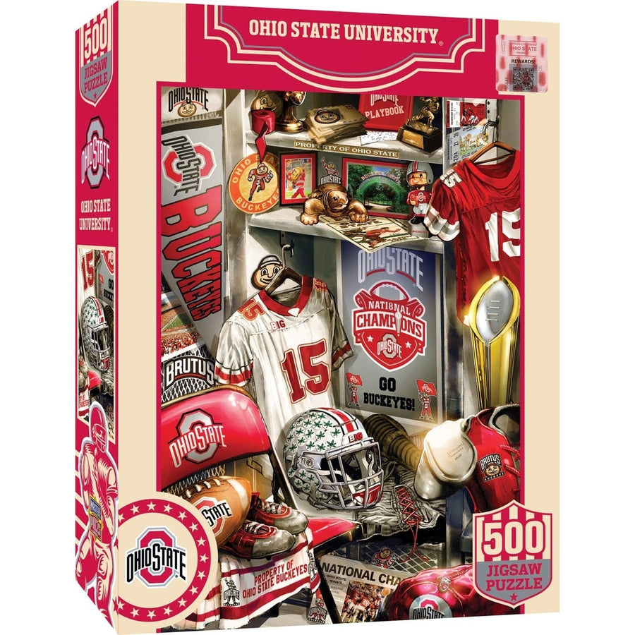 Ohio State Buckeyes 500 Piece Jigsaw Puzzle Eco-Friendly Recycled Chipboard Image 1