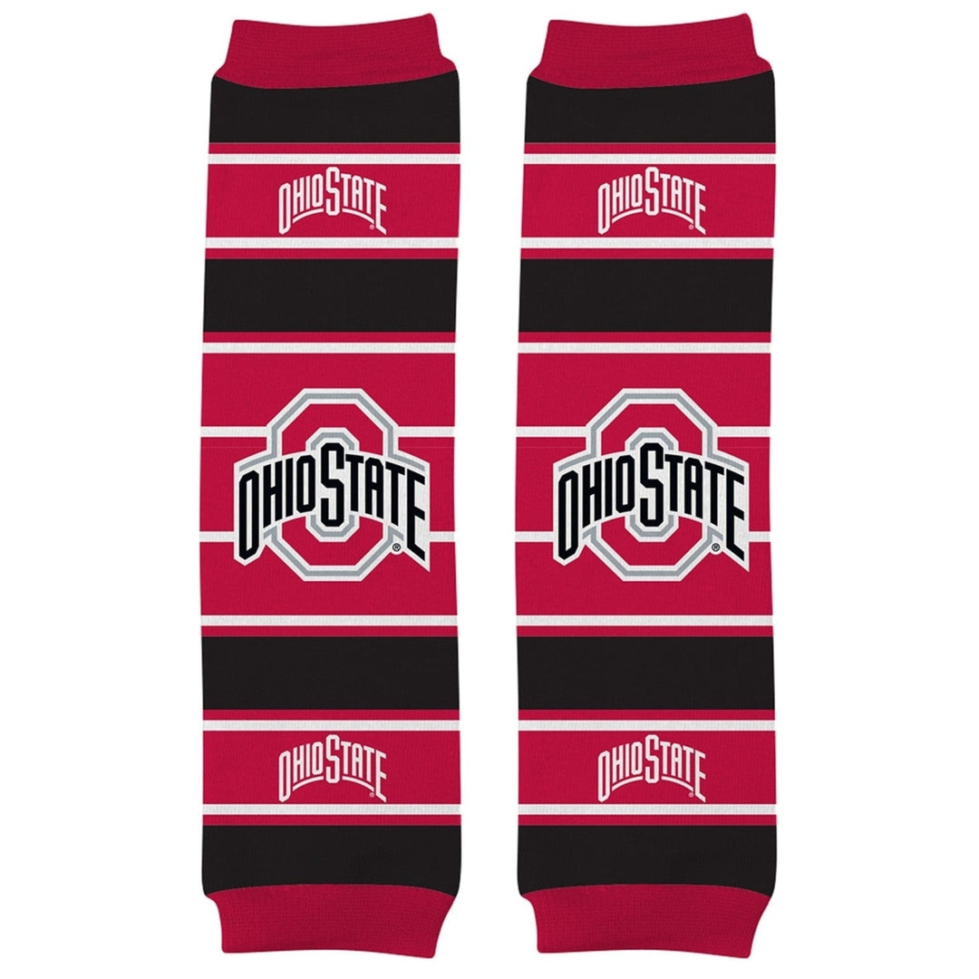 Ohio State Buckeyes Baby Leg Warmers 80% Cotton Infant Toddler Unisex 9-35 lbs Image 1