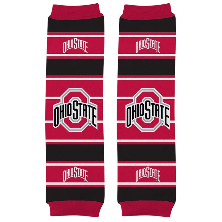 Ohio State Buckeyes Baby Leg Warmers 80% Cotton Infant Toddler Unisex 9-35 lbs Image 1