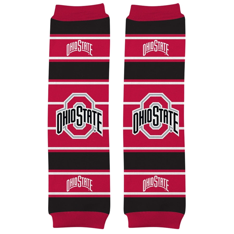 Ohio State Buckeyes Baby Leg Warmers 80% Cotton Infant Toddler Unisex 9-35 lbs Image 1