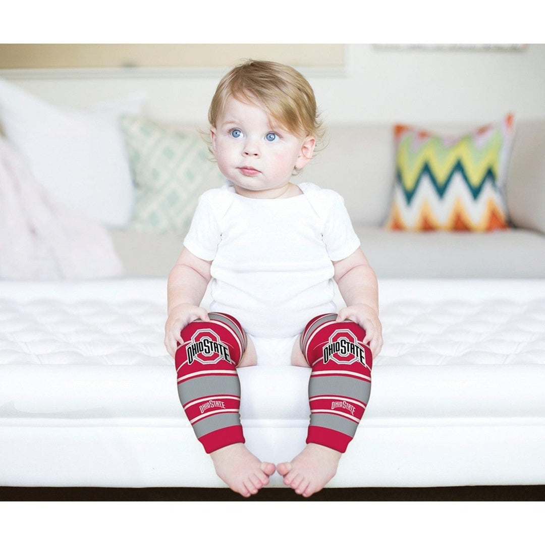 Ohio State Buckeyes Baby Leg Warmers 80% Cotton Infant Toddler Unisex 9-35 lbs Image 4