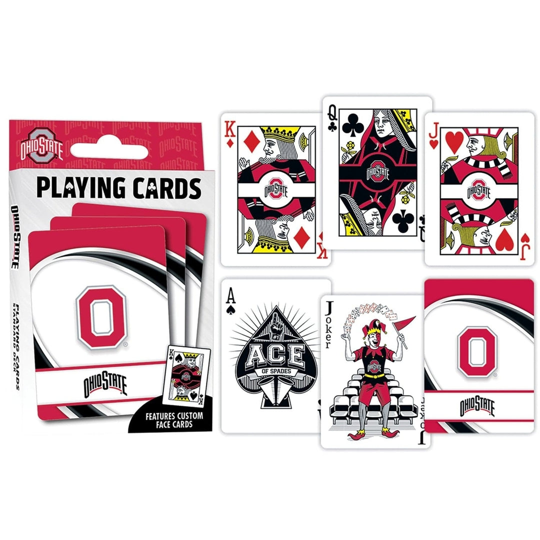 Ohio State Buckeyes Playing Cards 54 Card NCAA Deck Officially Licensed Team Cards Image 3