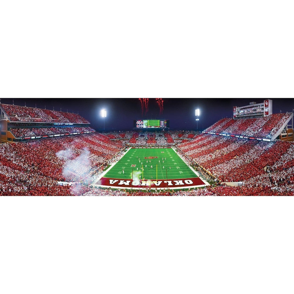 Oklahoma Sooners 1000 Piece Panoramic Jigsaw Puzzle - Gaylord Family Stadium Image 2