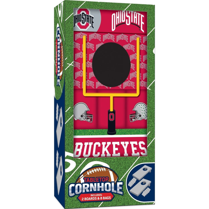 Ohio State Buckeyes - NCAA Tabletop Cornhole Image 1