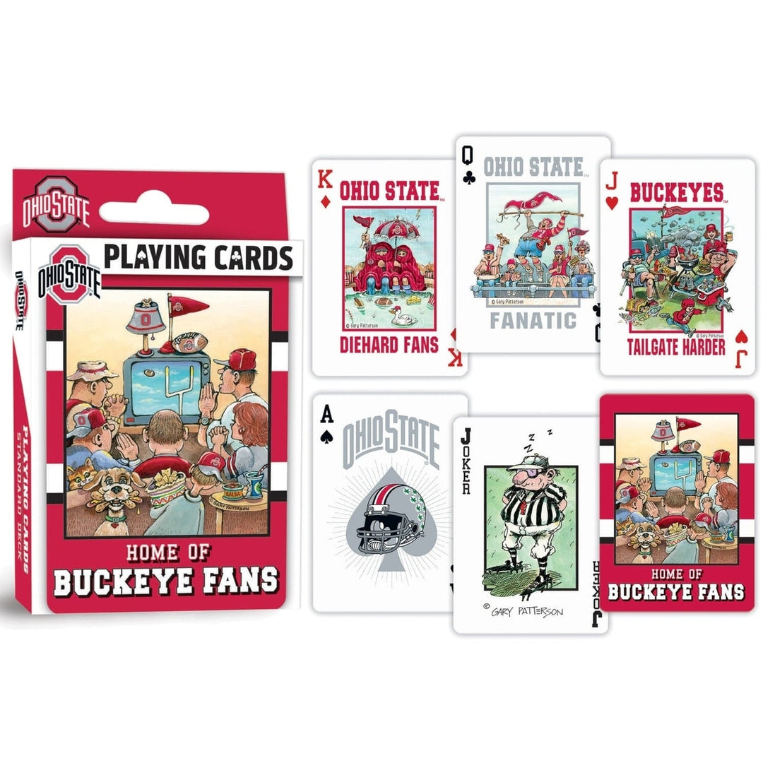 Ohio State Buckeyes Playing Cards NCAA 54 Card Deck Team Logo Face Cards Image 3