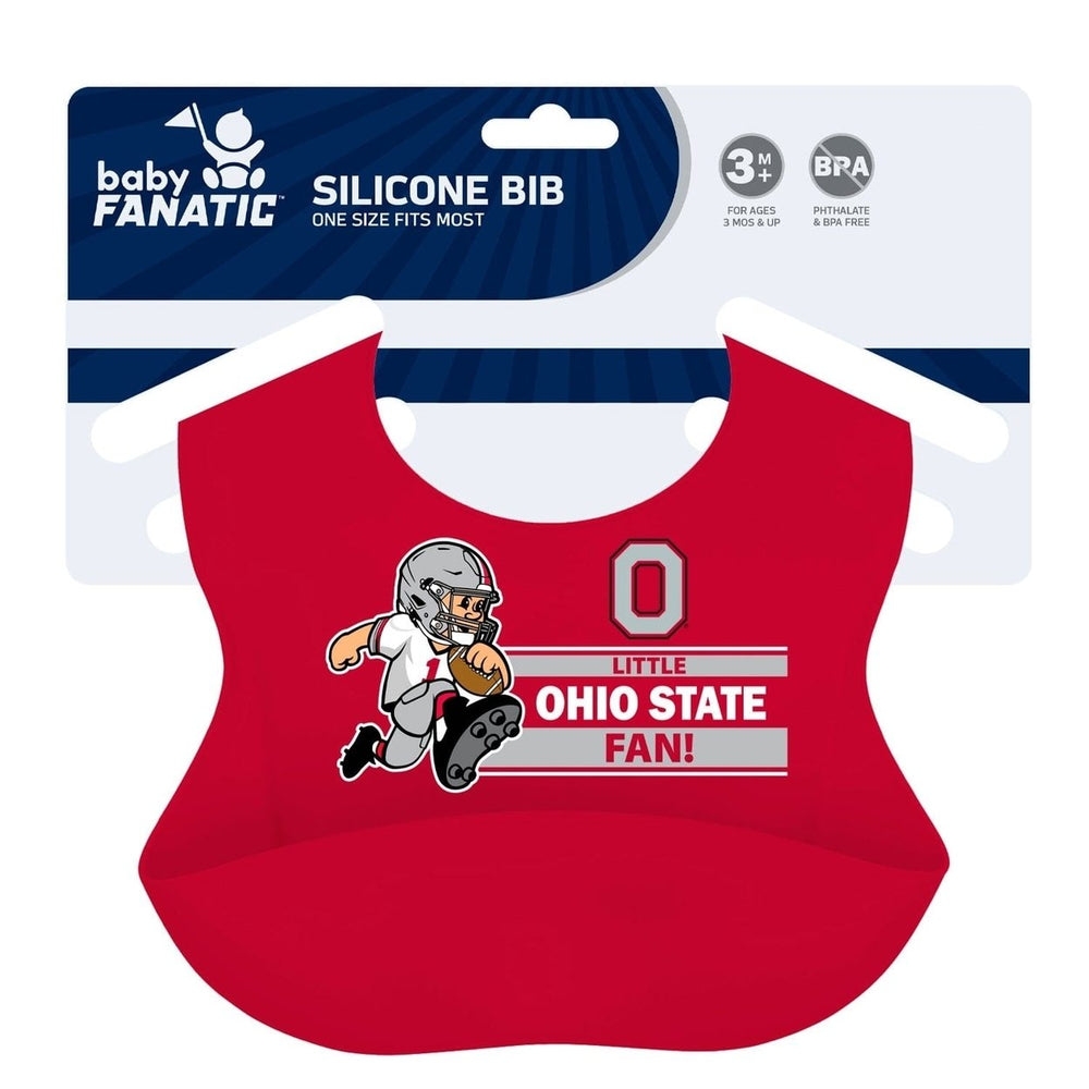 Ohio State Buckeyes - NCAA Silicone Bib Image 2